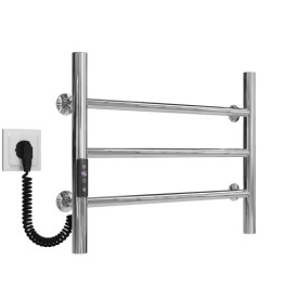 Электрический полотенцесушитель Deffi Орион П3 500х400 левое подключение JD03 хром C.OR.40.50.3.E.C.L.1