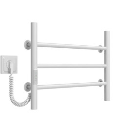 Електрична сушарка для рушників Deffi Оріон П3 500х400 ліве підключення WD03 білий C.OR.40.50.3.E.W.L.3