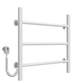 Электрический полотенцесушитель Deffi Орион П3 500х500 левое подключение белый C.OR.50.50.3.E.W.L.5