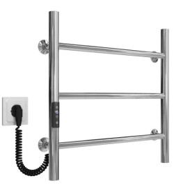 Електрична сушарка для рушників Deffi Оріон П3 500х500 ліве підключення JD03 хром C.OR.50.50.3.E.C.L.1