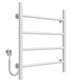 Электрический полотенцесушитель Deffi Орион П4 500х600 левое подключение белый C.OR.60.50.4.E.W.L.5