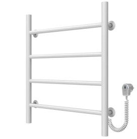 Электрический полотенцесушитель Deffi Орион П4 500х600 правое подключение белый C.OR.60.50.4.E.W.R.5