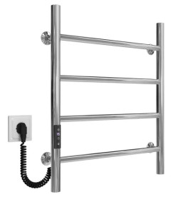 Електрична сушарка для рушників Deffi Оріон П4 500х600 ліве підключення JD03 хром C.OR.60.50.4.E.C.L.1