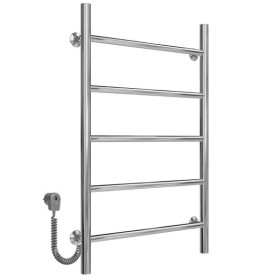 Электрический полотенцесушитель Deffi Орион П5 500х800 левое подключение хром C.OR.80.50.5.E.C.L.5