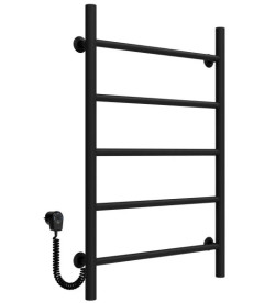 Електрична сушарка для рушників Deffi Оріон П5 500х800 ліве підключення чорний C.OR.80.50.5.E.B.L.5