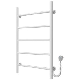 Электрический полотенцесушитель Deffi Орион П5 500х800 правое подключение белый C.OR.80.50.5.E.W.R.5