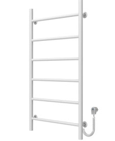 Электрический полотенцесушитель Deffi Орион П6 500х1000 правое подключение белый C.OR.100.50.6.E.W.R.5