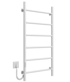 Електрична сушарка для рушників Deffi Оріон П6 500х1000 ліве підключення WD03 білий C.OR.100.50.6.E.W.L.3