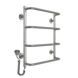 Электрический полотенцесушитель Deffi Стандарт П4 400х600 левое подключение хром C.SS.60.40.4.E.C.L.5