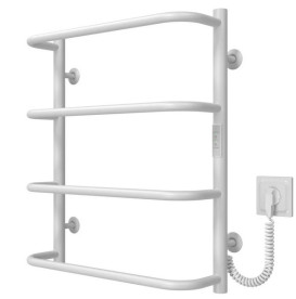 Электрический полотенцесушитель Deffi Стандарт П4 400х600 правое подключение WD03 белый C.SS.60.40.4.E.W.R