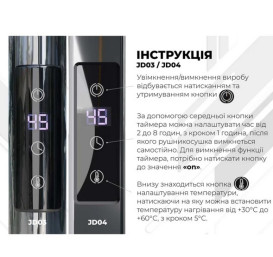 Електросушарка для рушників Deffi Стандарт П4 400х600 праве підключення JD03 чорний C.SS.60.40.4.E.B.R.1