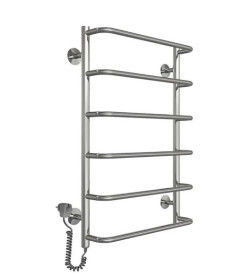 Електрична сушарка для рушників Deffi Стандарт П6 400х800 ліве підключення хром C.SS.80.40.6.E.C.L.5