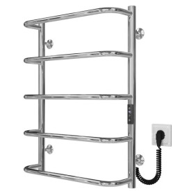 Электрический полотенцесушитель Deffi Стандарт П5 500х700 правое подключение JD03 хром C.SS.70.50.5.E.C.R.1