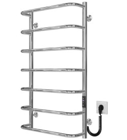 Электрический полотенцесушитель Deffi Стандарт П7 500х900 правое подключение JD03 хром C.SS.90.50.7.E.C.R.1