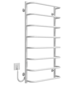 Электрический полотенцесушитель Deffi Стандарт П8 500х1000 левое подключение WD03 белый C.SS.100.50.8.E.W.L.3