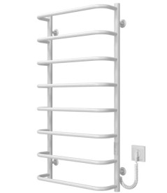 Электрический полотенцесушитель Deffi Стандарт П8 500х1000 правое подключение WD03 белый C.SS.100.50.8.E.W.R.3