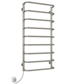 Електрична сушарка для рушників Deffi Стандарт П9 500х1100 ліве підключення хром C.SS.110.50.9.E.C.L.5