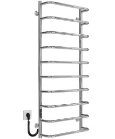 Электрический полотенцесушитель Deffi Стандарт П10 500х1200 левое подключение JD03 хром C.SS.120.50.10.E.C.L.1