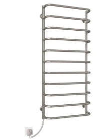 Електрична сушарка для рушників Deffi Стандарт П10 500х1200 ліве підключення хром  C.SS.120.50.10.E.C.L.5