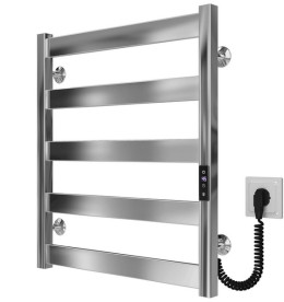 Електрична сушарка для рушників Deffi Silvia П5 500х600 E праве підключення JD04 хром A.SV.60.50.5.E.C.R.2