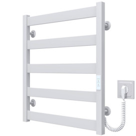 Електрична сушарка для рушників Deffi Silvia П5 500х600 E праве підключення WD04 білий A.SV.60.50.5.E.W.R.4