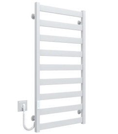 Електрична сушарка для рушників Deffi Silvia П9 500х1000 E ліве підключення WD04 білий A.SV.100.50.9.E.W.L.4