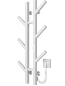 Електрична сушарка для рушників Deffi Sakura П6 100х800 E праве підключення WD04 білий A.SR.80.10.6.E.W.R.4