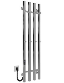 Електрична сушарка для рушників Deffi Split П4 300х1200 ліве підключення JD04 хром A.SP.120.30.4.E.C.L.2