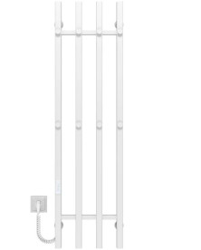 Электрический полотенцесушитель Deffi Split П4 300х1200 левое подключение WD04 белый A.SP.120.30.4.E.W.L.4