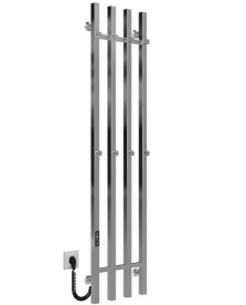 Электрический полотенцесушитель Deffi Split П4 300х1400 левое подключение JD04 хром A.SP.140.30.4.E.C.L.2