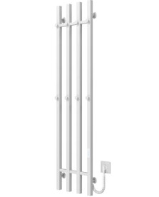 Электрический полотенцесушитель Deffi Split П4 300х1400 правое подключение WD04 белый A.SP.140.30.4.E.W.R.4