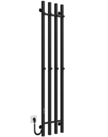 Электрический полотенцесушитель Deffi Split П4 300х1600 левое подключение JD04 черный A.SP.160.30.4.E.B.L.2