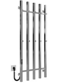 Электрический полотенцесушитель Deffi Split П5 500х1200 левое подключение JD04 хром A.SP.120.50.5.E.C.L.2