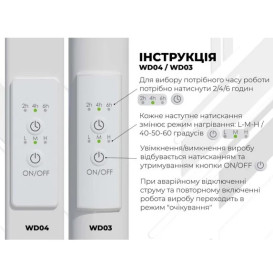 Электрический полотенцесушитель Deffi Split П5 500х1200 правое подключение WD04 белый A.SP.120.50.5.E.W.R.4