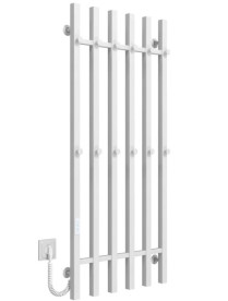 Электрический полотенцесушитель Deffi Split П6 500х1200 левое подключение WD04 белый A.SP.120.50.6.E.W.L.4