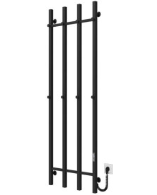 Електрична сушарка для рушників Deffi Split П4 500х1600 праве підключення JD04 чорний A.SP.160.50.4.E.B.R.2