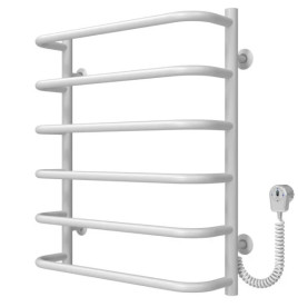 Електрична сушарка для рушників Deffi Стандарт П6 400х600 праве підключення EF16 білий D.SS.60.40.6.E.W.R.5