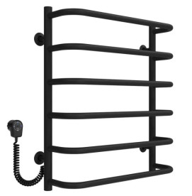 Электрический полотенцесушитель Deffi Стандарт П6 500х600 левое подключение EF16 черный D.SS.60.50.6.E.B.L.5