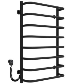 Електрична сушарка для рушників Deffi Стандарт П8 500х800 ліве підключення EF16 чорний D.SS.80.50.8.E.B.L.5