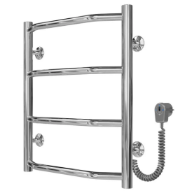 Электрический полотенцесушитель Deffi Трапеция П4 400х500 правое подключение хром C.TR.50.40.4.E.C.R.5