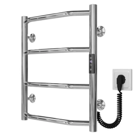 Электрический полотенцесушитель Deffi Трапеция П4 400х500 правое подключение JD03 хром C.TR.50.40.4.E.C.R.1