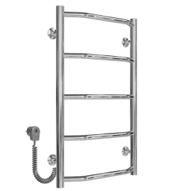 Електрична сушарка для рушників Deffi Трапеція П5 400х700 ліве підключення хром C.TR.70.40.5.E.C.L.5