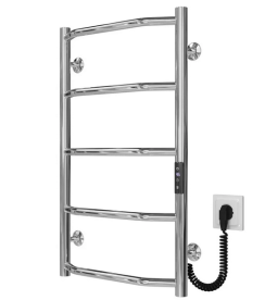 Электрический полотенцесушитель Deffi Трапеция П5 400х700 правое подключение JD03 хром C.TR.70.40.5.E.C.R.1