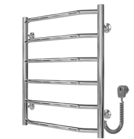 Электрический полотенцесушитель Deffi Трапеция П6 500х600 правое подключение хром C.TR.60.50.6.E.C.R.5