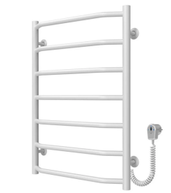 Електрична сушарка для рушників Deffi Трапеція П7 500х700 праве підключення білий C.TR.70.50.7.E.W.R.5