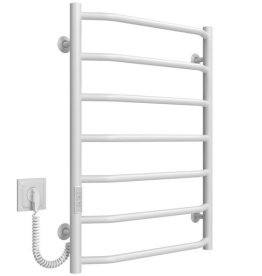 Электрический полотенцесушитель Deffi Трапеция П7 500х700 левое подключение WD03 белый C.TR.70.50.7.E.W.L.3