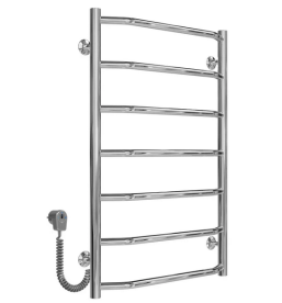 Электрический полотенцесушитель Deffi Трапеция П7 500х800 левое подключение хром C.TR.80.50.7.E.C.L.5