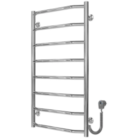 Электрический полотенцесушитель Deffi Трапеция П8 500х900 правое подключение хром C.TR.90.50.8.E.C.R.5