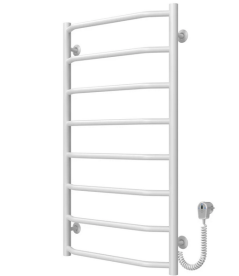Электрический полотенцесушитель Deffi Трапеция П8 500х900 правое подключение белый C.TR.90.50.8.E.W.R.5