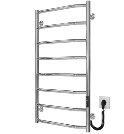 Электрический полотенцесушитель Deffi Трапеция П8 500х900 правое подключение JD03 хром C.TR.90.50.8.E.C.R.1